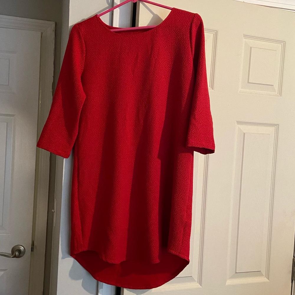 Red dress